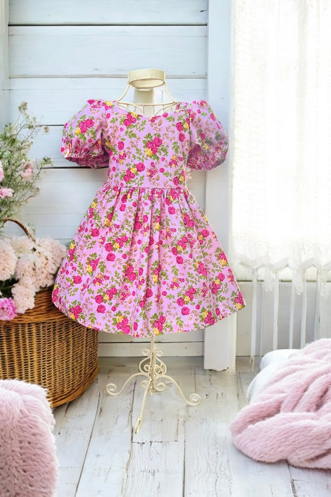 For Anne-Marie ~ Sz 12 | Bow Back Dress | Savannah Anne in Pink