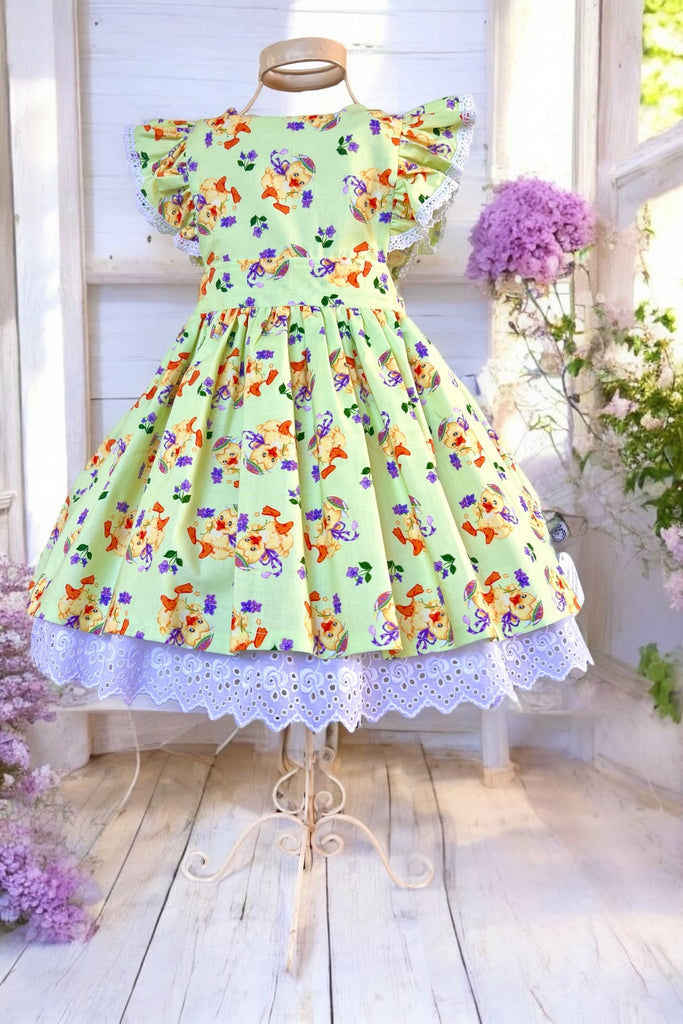 Charlotte Emma Dress
‘Chicks’
By Westminster Fibers
OOAK ~ Sz 4