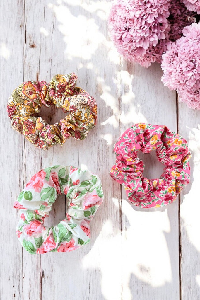 Set of 3 Scrunchies | ‘Pink Trio’