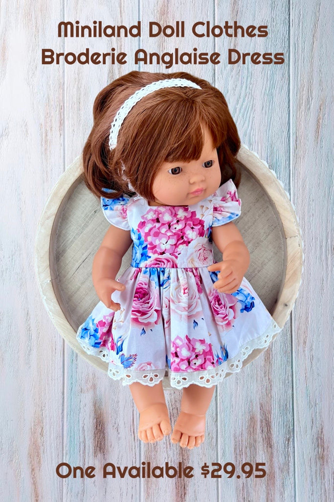 For Emily ~ Miniland Doll Dress