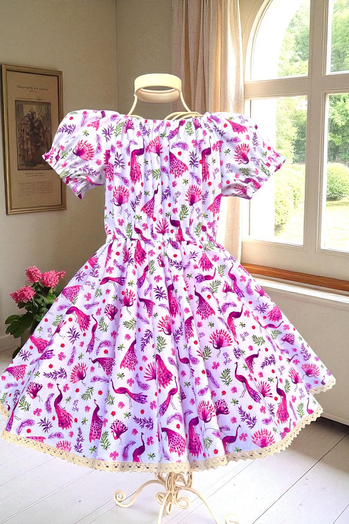 Garden Party Dress
‘Peacock Pavillion’
By Vikki Chu
For Michael Miller