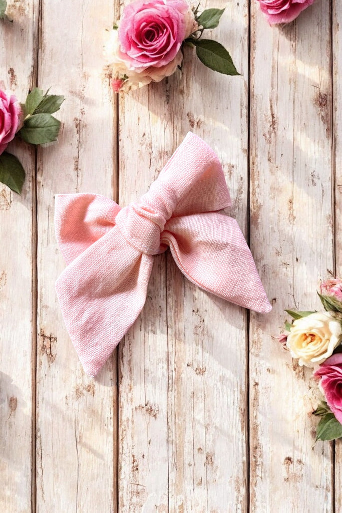 Bow Clip | Ballet Pink