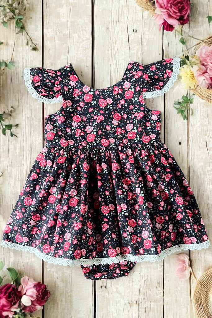 Romper Dress | Fleur de Joie | OOAK ~ Sz 1