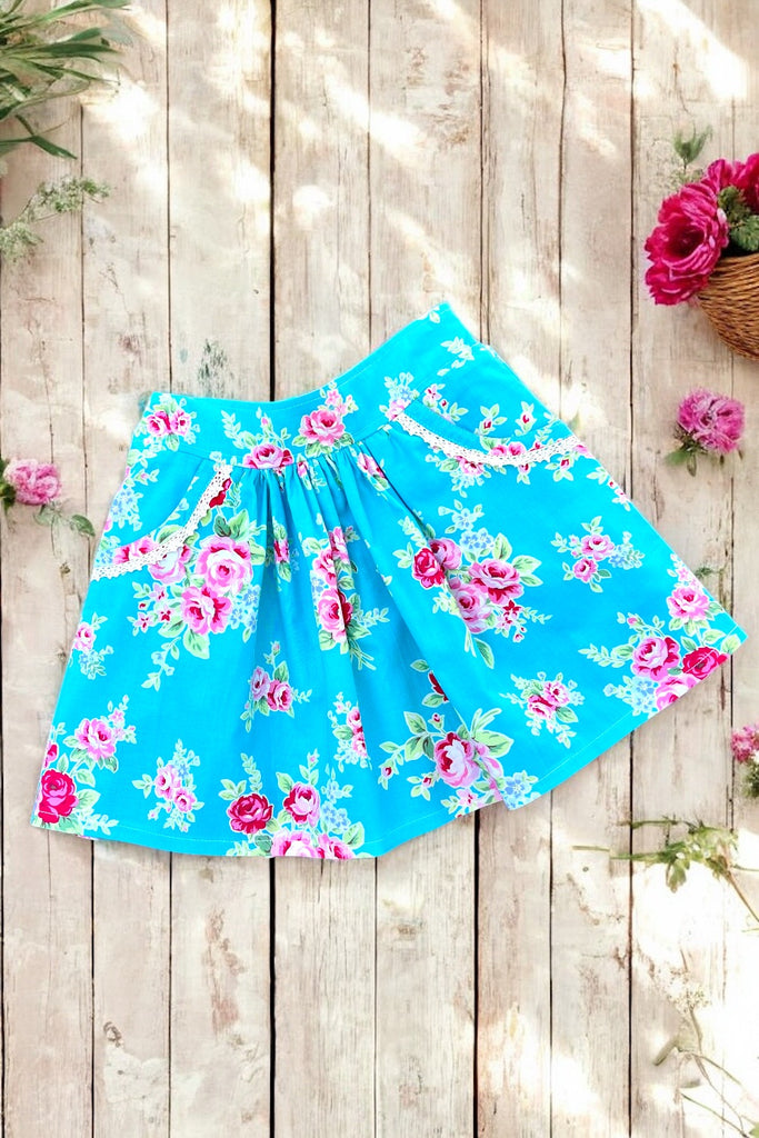 Pocket Skirt | Flower Sugar by Lecien | OOAK ~ Sz 4