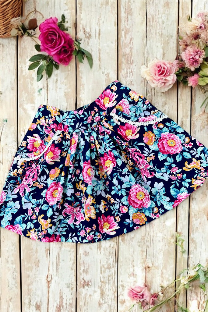 Pocket Skirt
‘Moonlit Garden’
