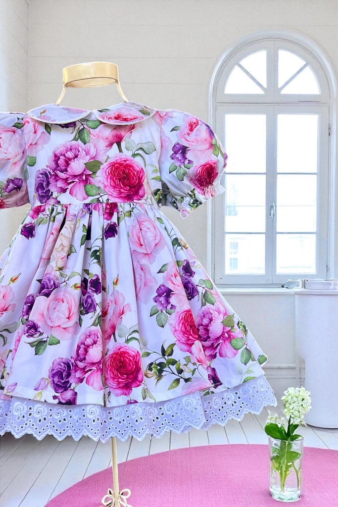 For Emily ~ Sz 3 | Rose Bay Anglaise Dress  ‘Rosewater Jubilee’