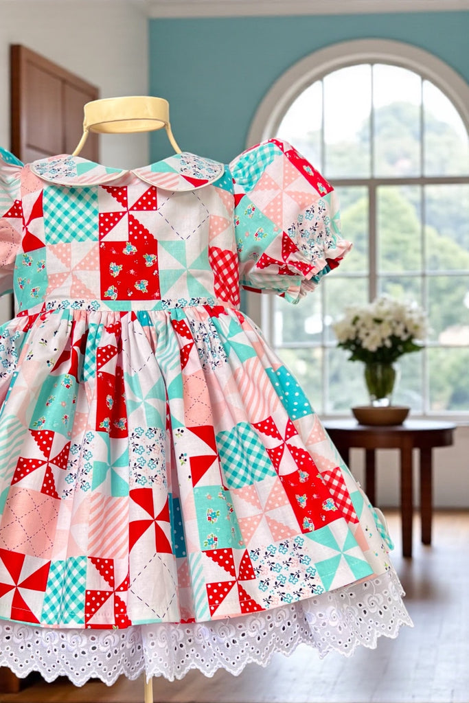 Rose Bay Anglaise Dress | ‘Country Girls’ 
By Tasha Noel
For Riley Blake
OOAK ~ Sz 3