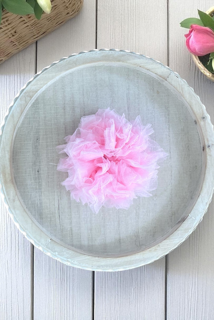 Tulle Scrunchie | Parfait Pink