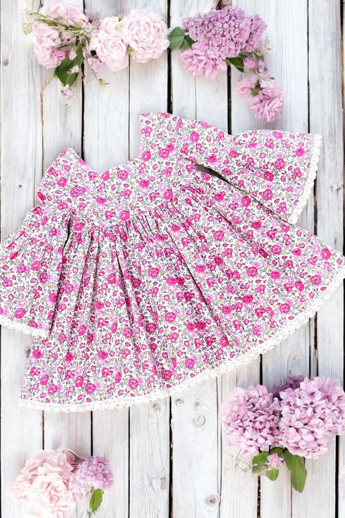 Boho Dress 
Fleur de Joie in Pink