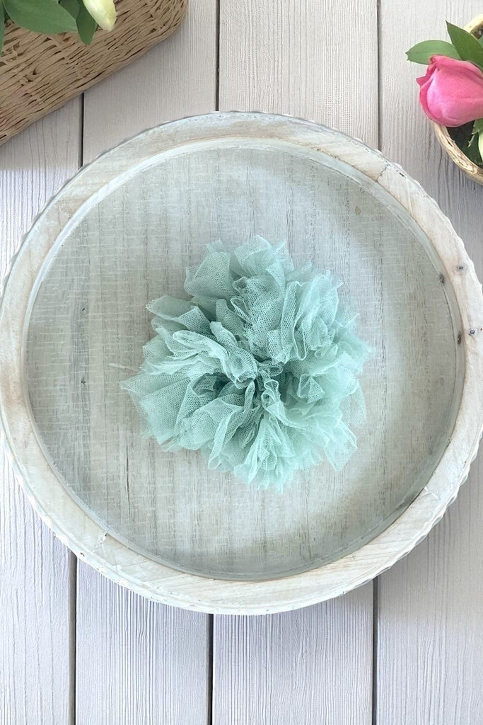 Tulle Scrunchie | Sage