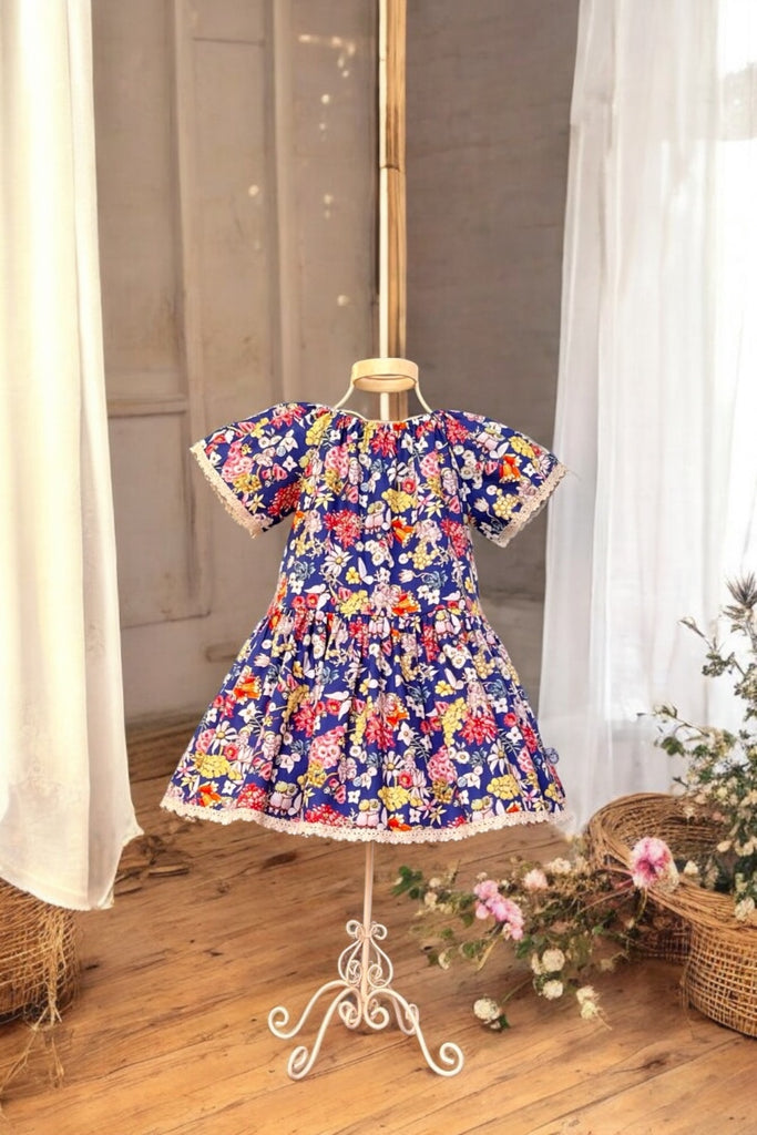 Vintage Seaside Dress ~ Sz 6 | Gumnut Friends