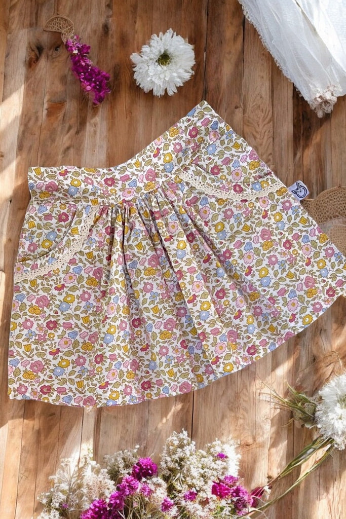 Pocket Skirt ~ Sz 2 | Elena May in Lavender ~ OOAK