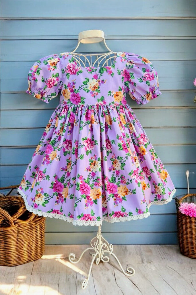 Babydoll Dress | Bloom Spell in Lavender