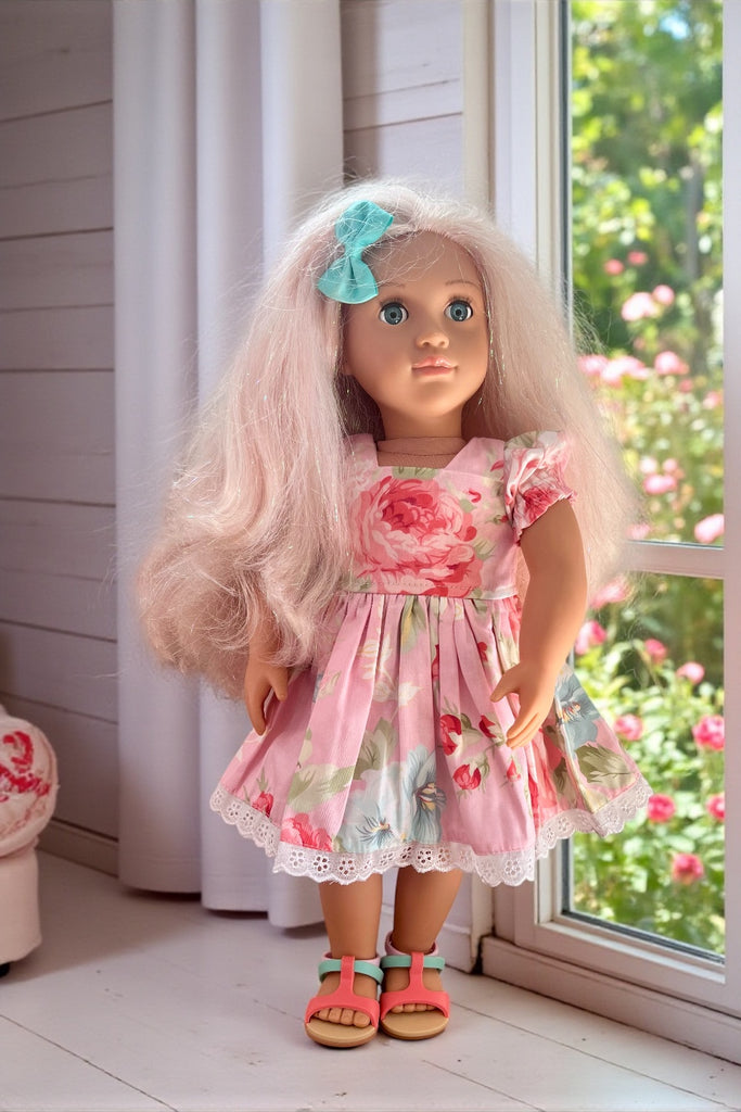 Dolly Dress with Lace Trim | For Our Generation Dolls