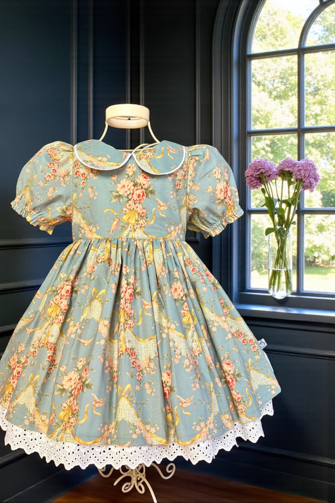 Rose Bay Anglaise Dress | ‘Birds, Bows & Roses’ | From the Desired Things Collection By Robyn Pandolph | OOP (2011) & Hard to Find | Sz 5