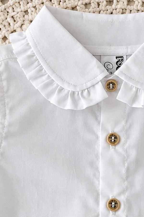 Cambridge Blouse | Crisp White ~ Sz 3 to 14