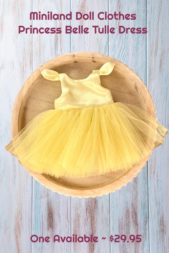 For Jen ~ Miniland Doll Tulle Dress