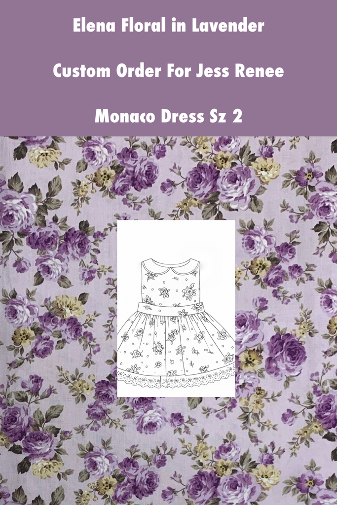 Custom Order For Jess Renee | Monaco Dress ~ Sz 2 | Elena in Lavender