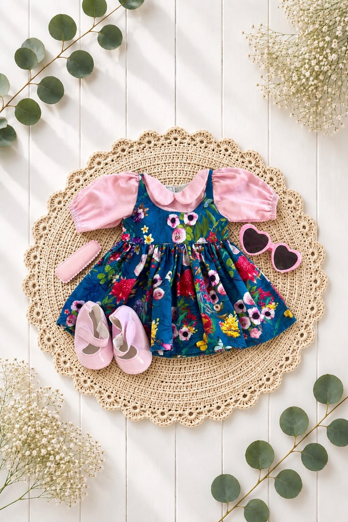 For Donna | Dolly Bayview Dress + Free Sunnies, Shoes & Hair Clip | For Miniland Dolls
