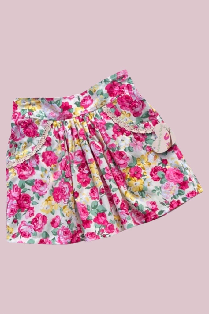 Pocket Skirt | Ester’s Roses ~ Sz 3,4,5 Only