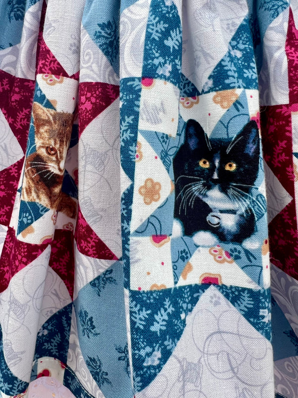 Charlotte Emma Dress | Patchwork from the Quilted Kitties Collection for Henry Glass