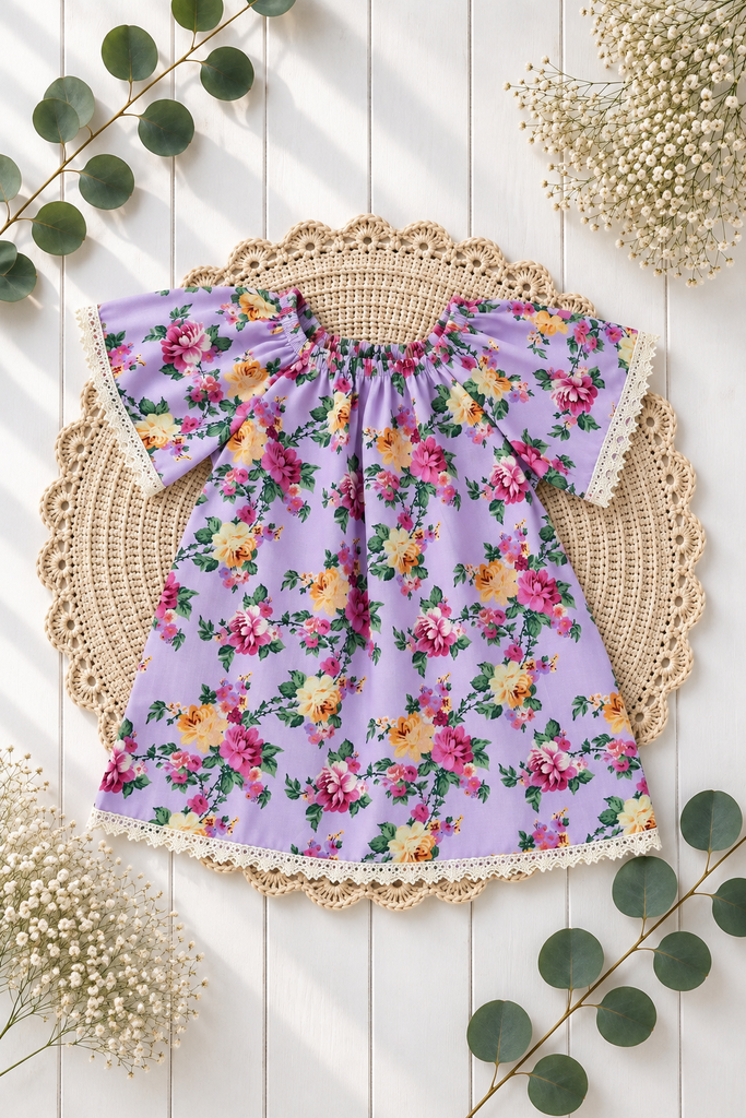 Seaside Blouse | Bloom Spell in Lavender