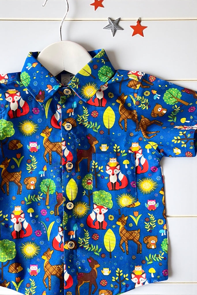 Button Shirt
'Woodland' 
OOAK ~ Sz 2