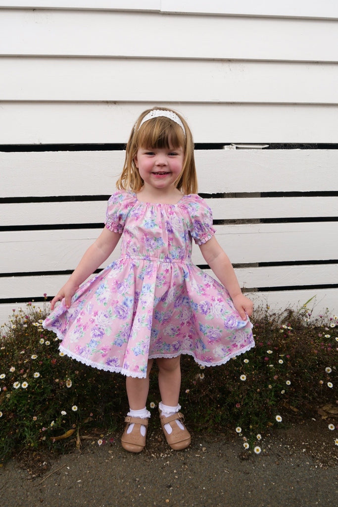 Garden Party Dress | Matilda Rose Pink
