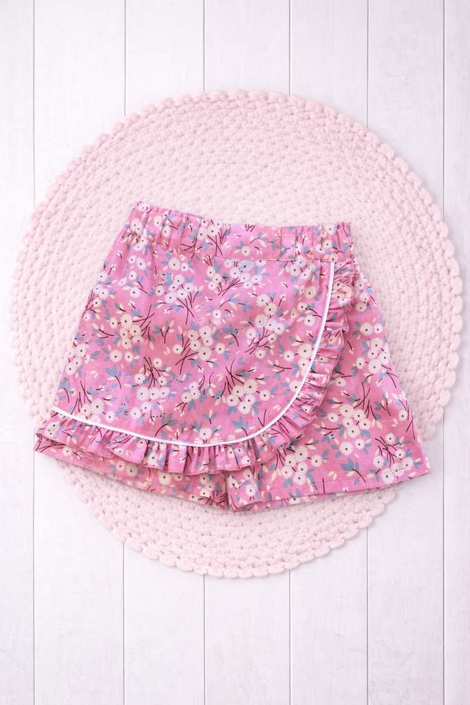 Skort | ‘Pink Daisies’