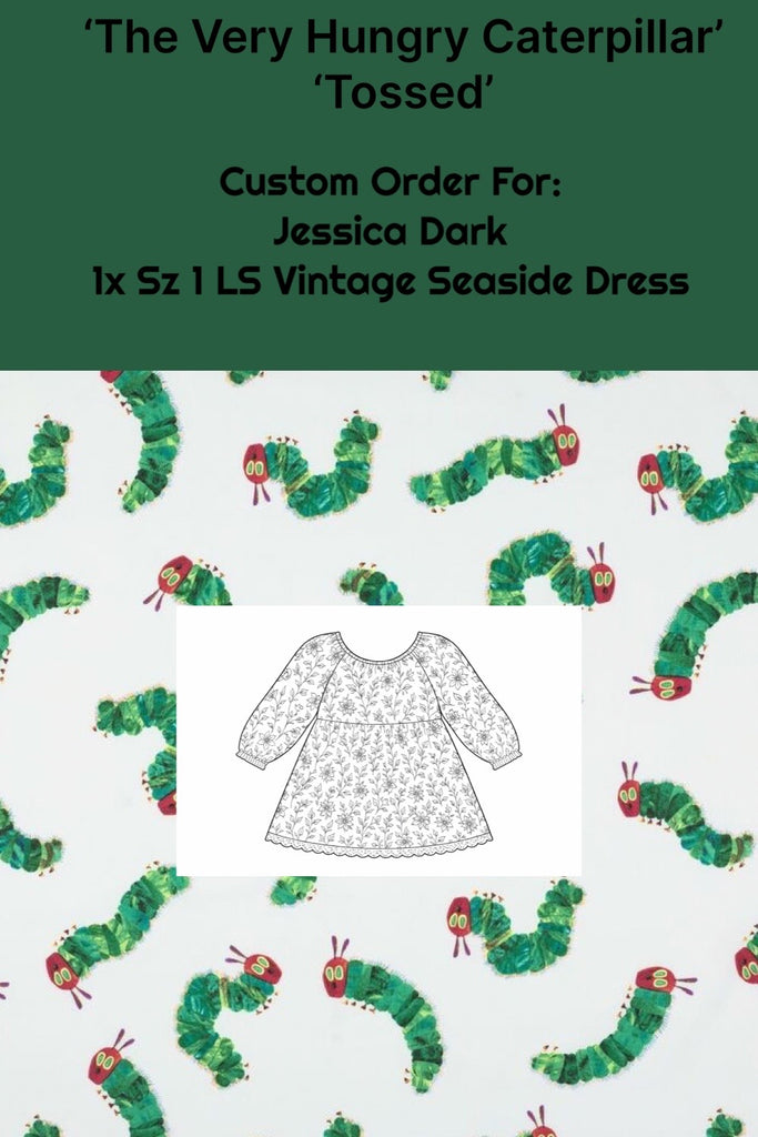 Custom Order for Jessica Dark