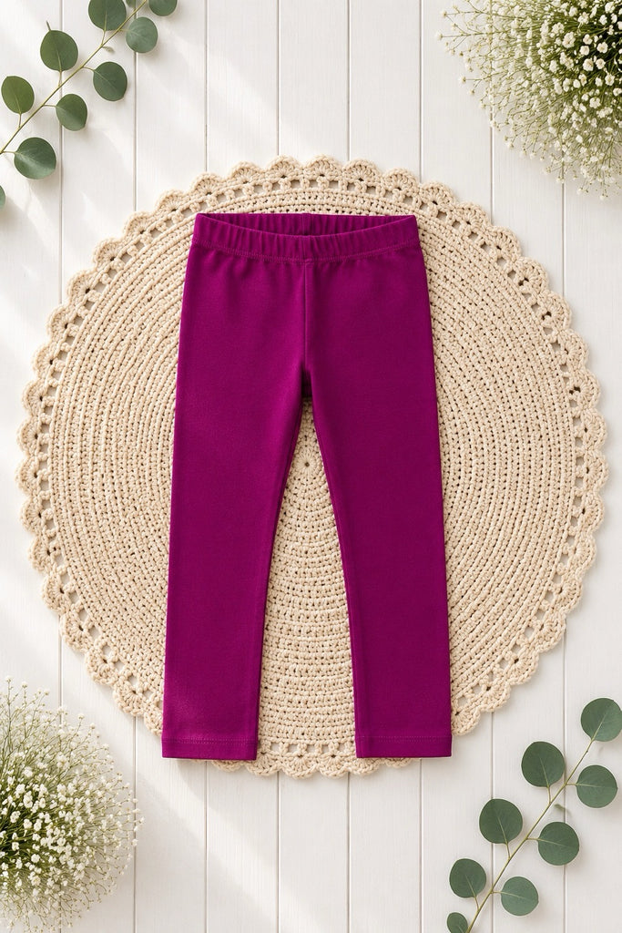For Yvonne ~ Sz 7 | Leggings in Plum