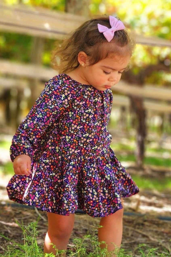 Long Sleeve Riverside Dress | Evelyn Grace