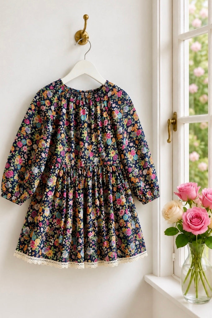 For Tracey ~ Sz 12 | Long Sleeve Seaside Dress
‘Rosehill Manor’ in Dark Navy