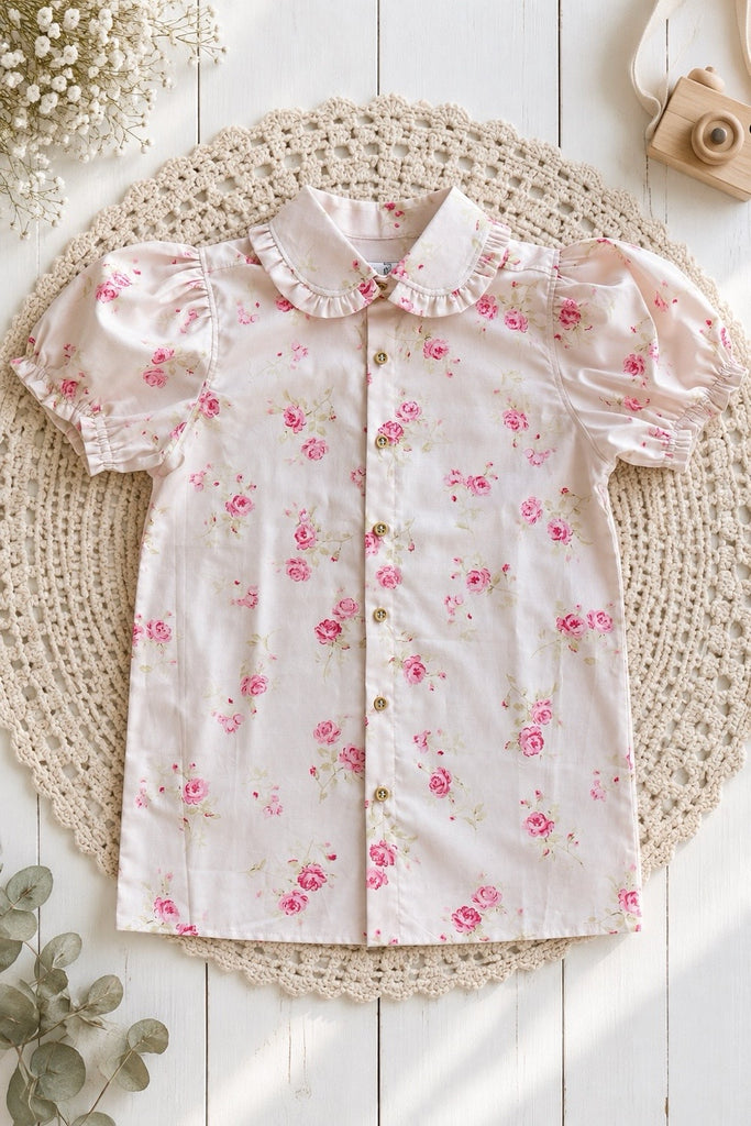 Cambridge Blouse ~ Sz 14 | Garden Rose