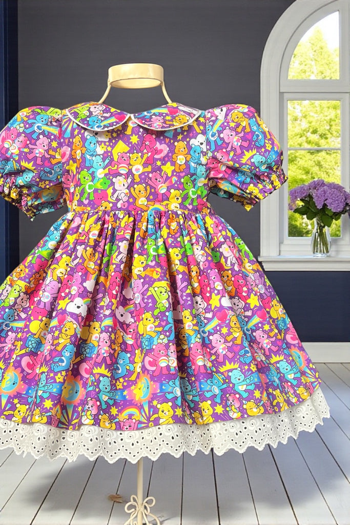 For Brooke Heyward ~ Sz 10 | Rose Bay Anglaise | ‘Care Bears’ | In Purple