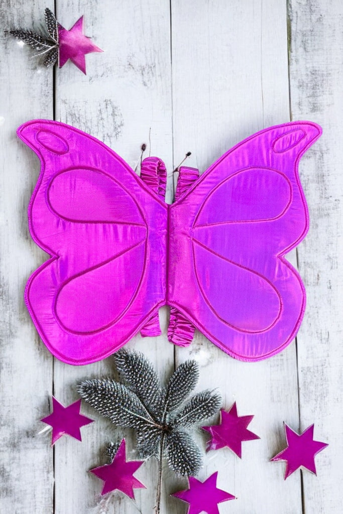 Metallic Fairy Wings - Fuschia