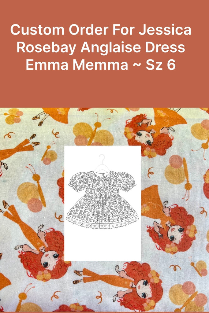 Custom Order for Jessica DV | Rosebay Anglaise Dress ~ Sz 6 | Emma Memma