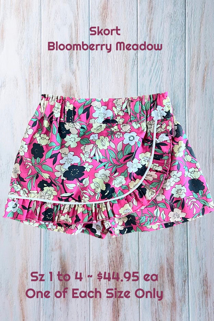 For Erin ~ Sz 2 | Skort | Bloomberry Meadow