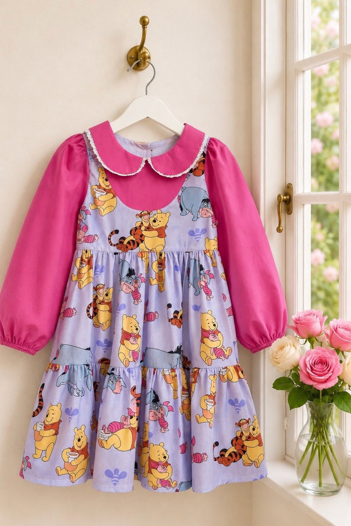 For Emily ~ Sz 6 | Bayview Dress ‘Winnie & Friends’ in Lavender
