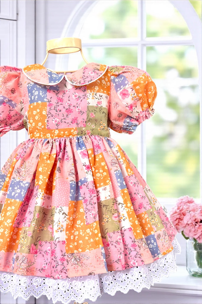For Yvonne ~ Sz 6 | Rose Bay Anglaise Dress ‘Tsukihana Palace’  Beautiful Cotton/Linen Blend