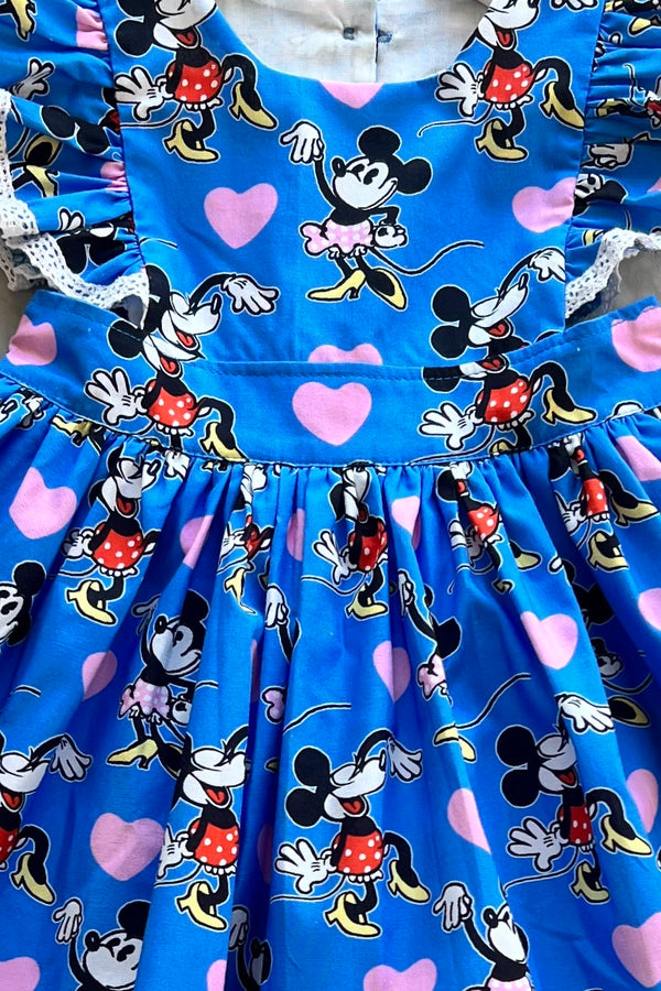 Charlotte Emma Dress
‘Minnie Heart Dances’ | Licensed Disney Fabric | Sz 3, 5
