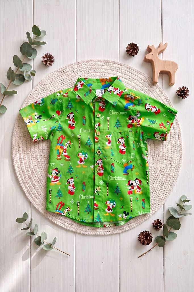 🎄Christmas🎄
Button Shirt | ‘Mickey & Friends ~ Merry Christmas’ | Sz 4