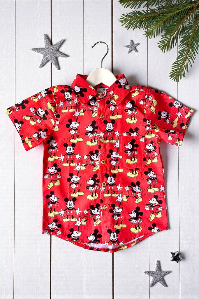 For Vanessa ~ Sz 5 | Button Shirt
‘Mickey Mouse’