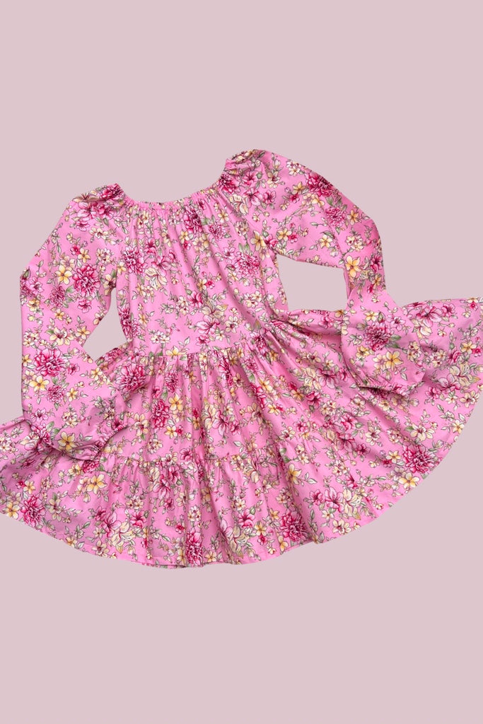 For Giota | Long Sleeve Riverside Dress ~ Sz 8 | Rosy Meadow