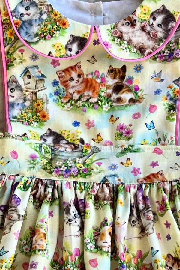 Monaco Dress
‘Kittens in the Garden’ | Sz 5 & 7