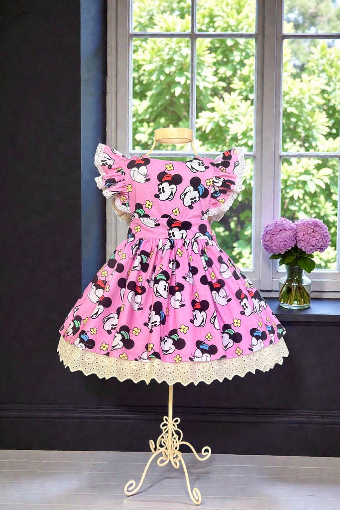 Charlotte Emma Dress
Mickey & Minnie ~ Pink | Sz 2 & 3 Only