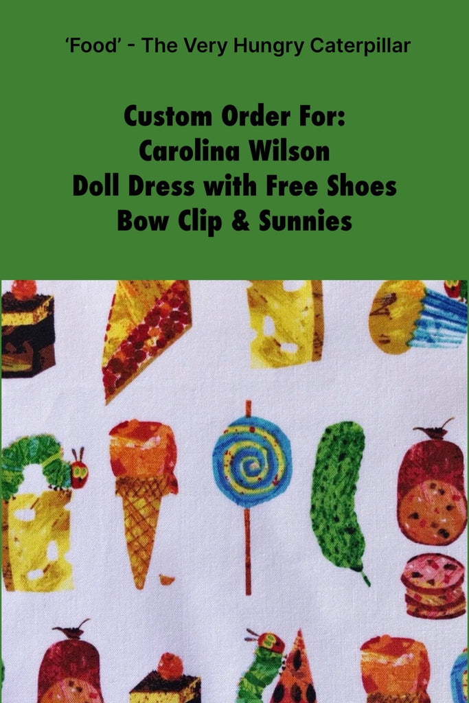Custom for Carolina | Dolly Dress & Free Accessories