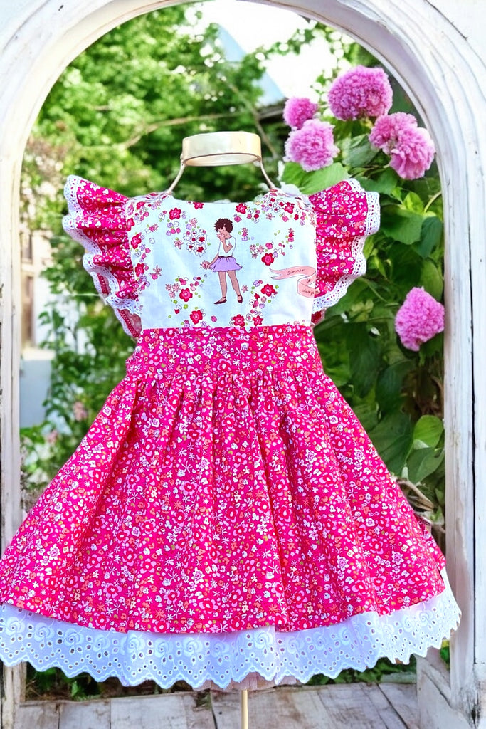 Charlotte Emma Dress
‘Children At Play’ by Sarah Jane for Michael Miller Fabrics | Rare & OOP Fabric | Sz 3,4,5