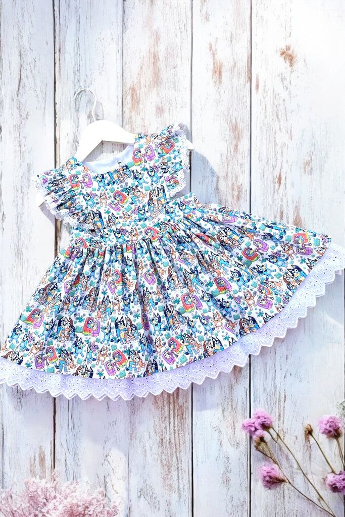 For Alisha ~ Sz 4 | Charlotte Emma Dress | Bluey Family