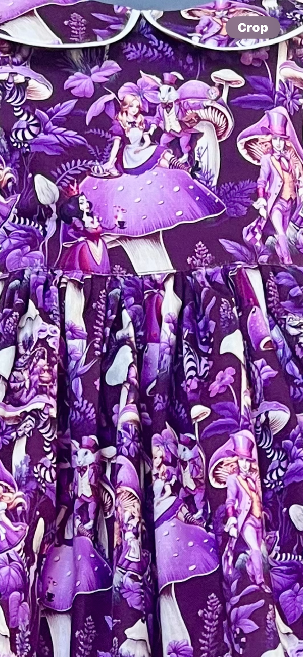 Rose Bay Anglaise Dress
‘Alice’ - Purple
By Deadly Nightshade Designs
OOP & Extremely Rare
OOAK ~ Sz 3